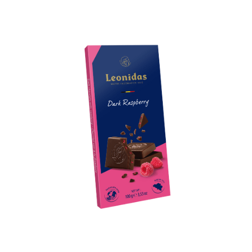 Tableta ciocolata neagra cu zmeura 100g