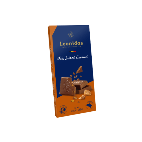 Tableta ciocolata lapte cu caramel sarat 100g