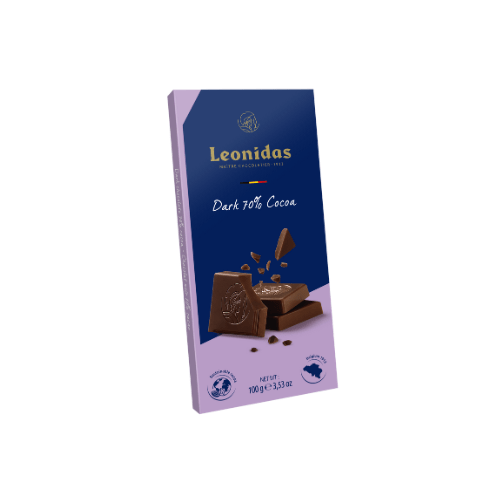 Tableta de ciocolata neagra 70% cacao 100g