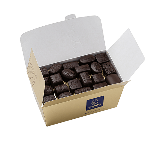Ballotin praline ciocolată neagră Leonidas