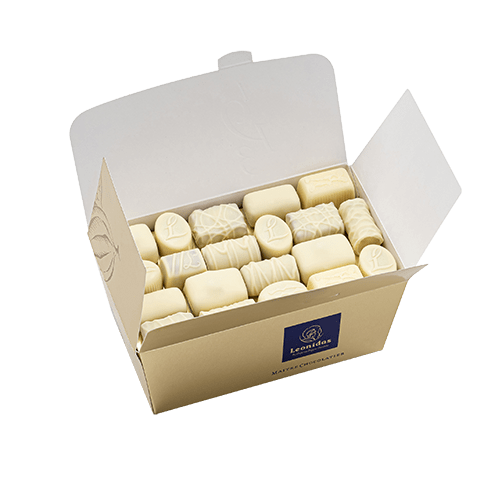 Ballotin praline ciocolată albă Leonidas