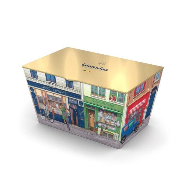 Cutie aniversara metal box 110 ani Leonidas