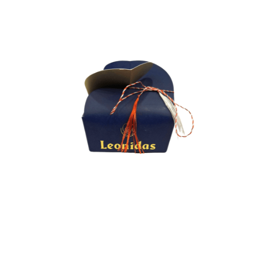 Martisor Ballotin Mini, Fluture albastru, 2 Praline Asortate