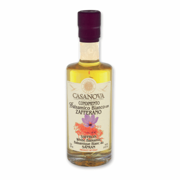 Condiment balsamic alb cu Șofran Casanova 250ml