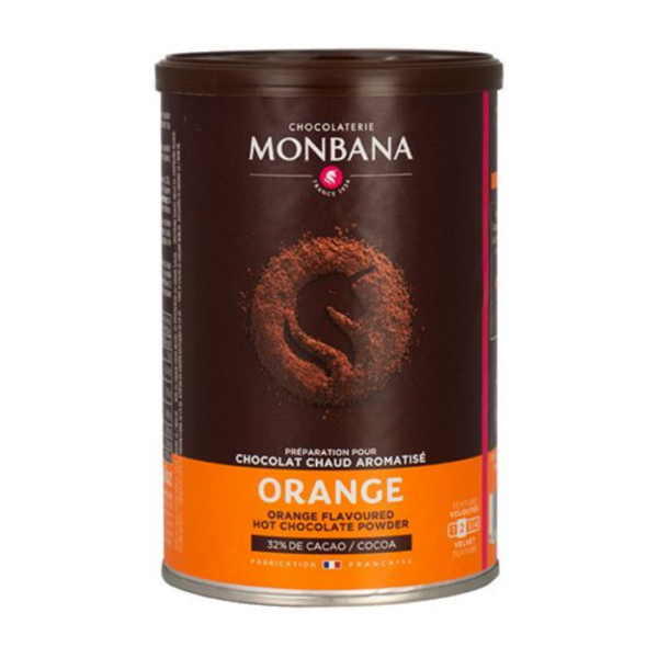 Ciocolată Caldă cu Aromă de Portocale 250g, Monbana